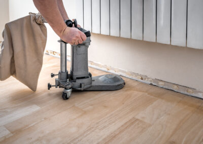 Randbereich Massiv-Parkett schleifen Holzreparaturen Oberland Wolfratshausen Benediktbeuern Bad-Tölz